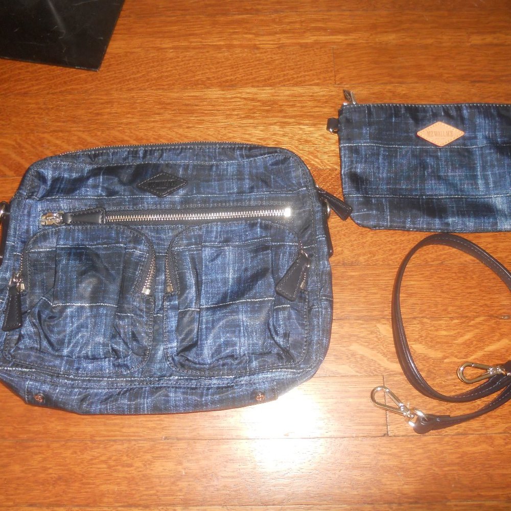NWOT MZ WALLACE Indigo Roxy Crossbody Purse